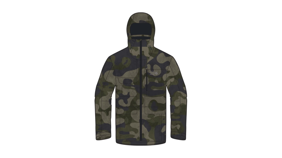 Mountain Hardwear Firefall/2 Jacket - Men's, Dark Army Camo, Large, OM7777308-L