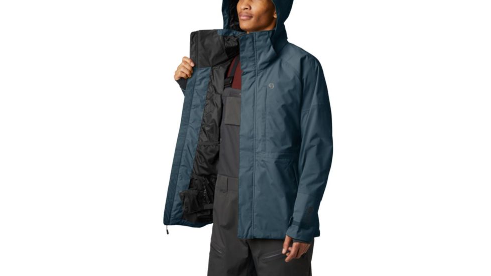 Mountain Hardwear Firefall/2 Jacket - Mens, Icelandic, Medium, 1851391324-M