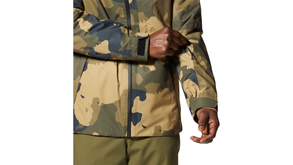 Mountain Hardwear Firefall/2 Jacket - Mens, Sandstorm, Pine, Medium, 1942881255-S