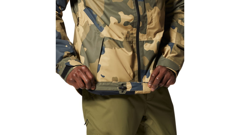 Mountain Hardwear Firefall/2 Jacket - Mens, Sandstorm, Pine, Medium, 1942881255-S