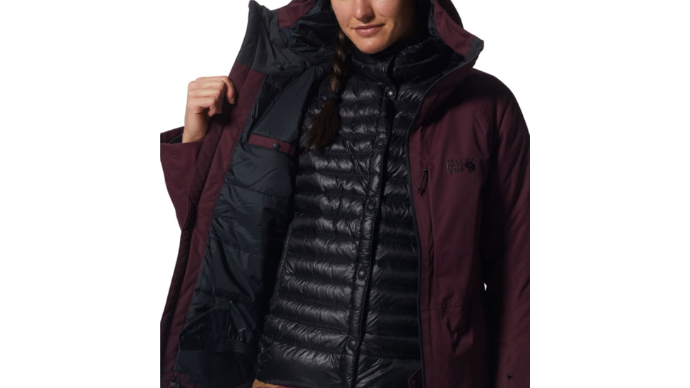 Mountain Hardwear Firefall/2 Jacket - Womens, Cocoa Red, Large, 1943081604-Cocoa Red-L
