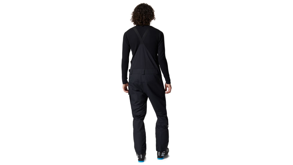 Mountain Hardwear Firefall Bib - Mens, Black, 2XL, Short, 1942871010-Black-XXL-S