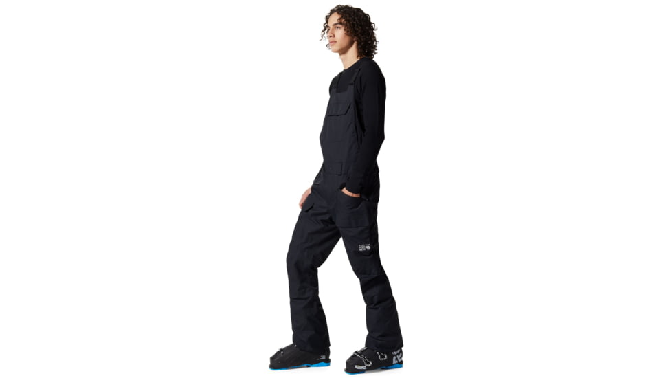 Mountain Hardwear Firefall Bib - Mens, Black, 2XL, Short, 1942871010-Black-XXL-S