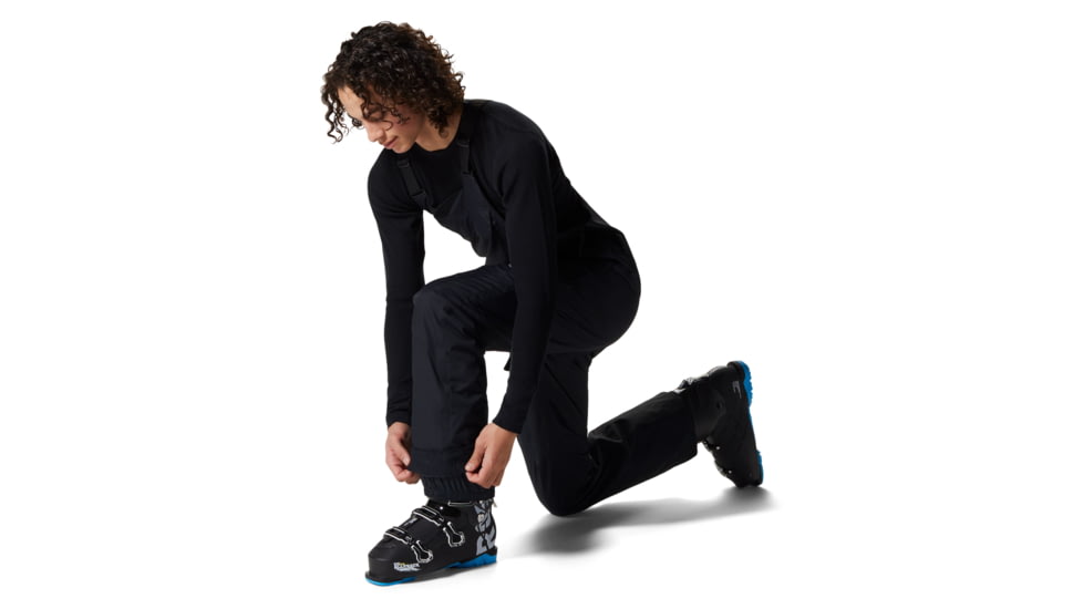 Mountain Hardwear Firefall Bib - Mens, Black, 2XL, Short, 1942871010-Black-XXL-S