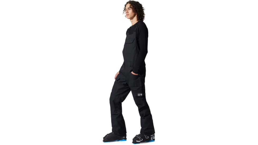 Mountain Hardwear Firefall Bib - Mens, Black, Large, Long, 1942871010-L-L