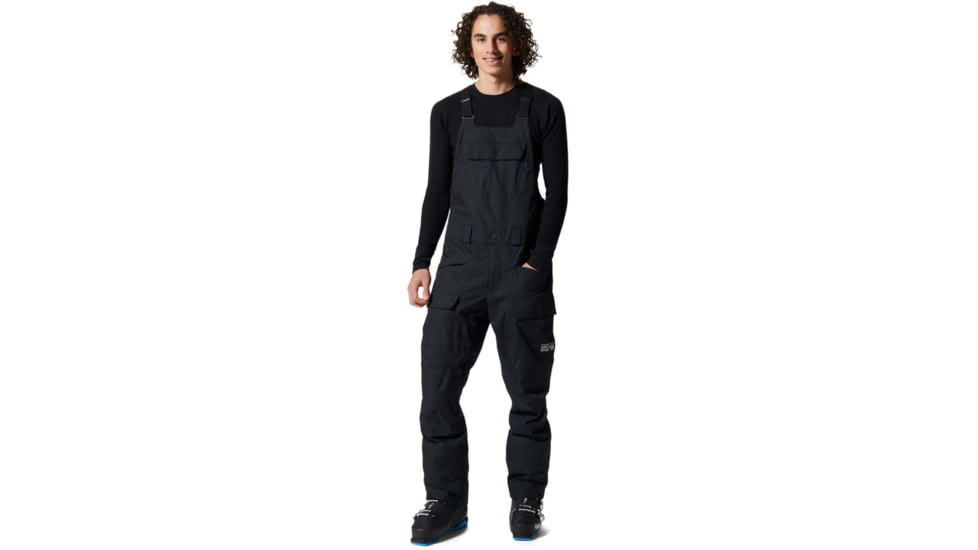 Mountain Hardwear Firefall Bib - Mens, Black, Large, Long, 1942871010-L-L