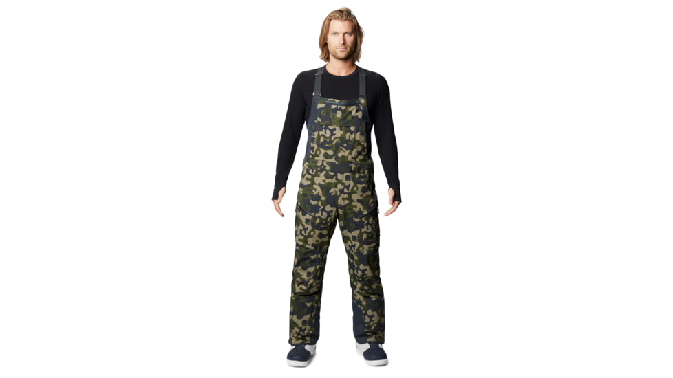 Mountain Hardwear FireFall Bib - Men's, Dark Army Camo, Medium, Regular, OM0928308-M-R