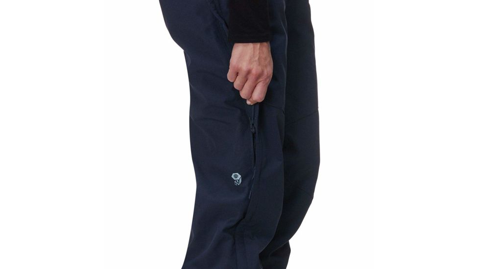 Mountain Hardwear FireFall Bib - Women's, Dark Zinc, Small, Regular Inseam, 1795441406-S-R