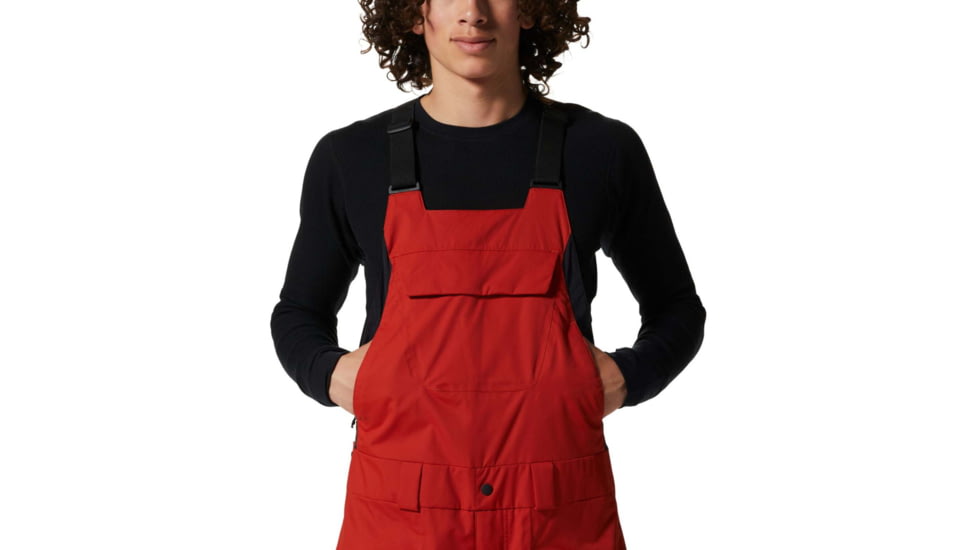 Mountain Hardwear Firefall Bib - Mens, Desert Red, Large, Long, 1942871831-L-L