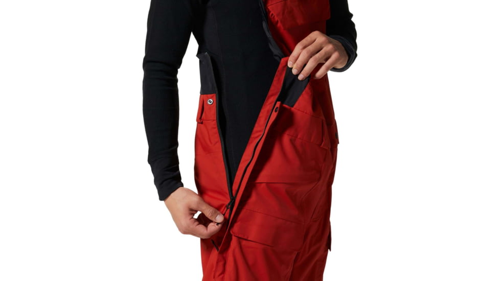 Mountain Hardwear Firefall Bib - Mens, Desert Red, Large, Long, 1942871831-L-L