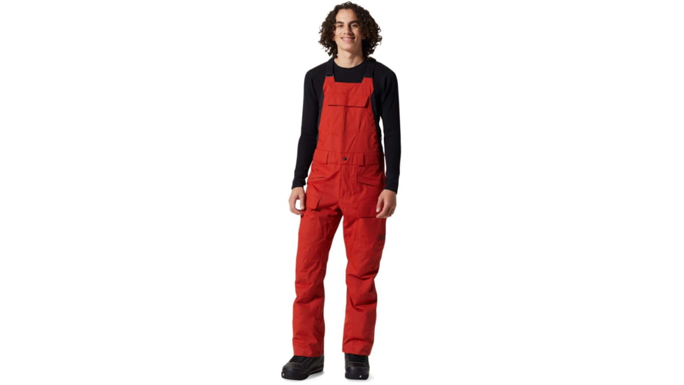 Mountain Hardwear Firefall Bib - Mens, Desert Red, Large, Long, 1942871831-L-L