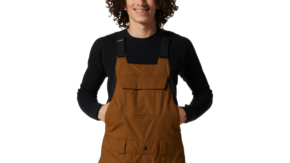 Mountain Hardwear Firefall Bib - Mens, Golden Brown, Extra Large, Short, 1942871233-Golden Brown-XL-S