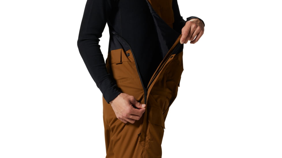 Mountain Hardwear Firefall Bib - Mens, Golden Brown, Extra Large, Short, 1942871233-Golden Brown-XL-S