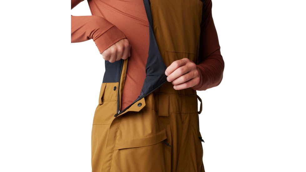 Mountain Hardwear FireFall Bib - Mens, Golden Brown, Large/Long, 2077201233-L-L