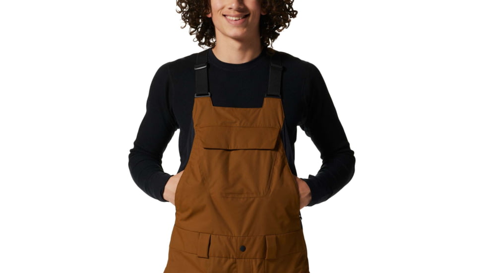 Mountain Hardwear Firefall Bib - Mens, Golden Brown, Medium, Long, 1942871233-M-L