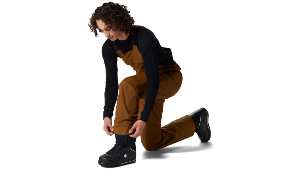 Mountain Hardwear Firefall Bib - Mens, Golden Brown, Medium, Long, 1942871233-M-L