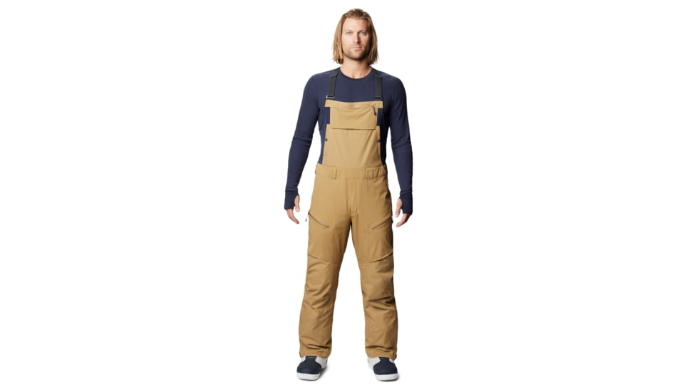 Mountain Hardwear FireFall Bib - Men's, Sandstorm, Large, Regular Inseam, OM0928254-L