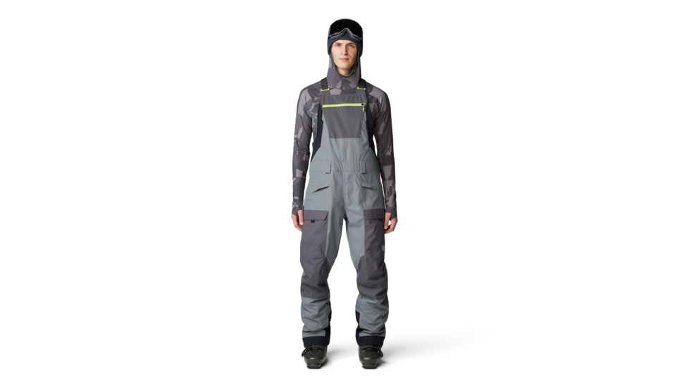Mountain Hardwear FireFall Bib - Mens, Volcanic/Foil, Large/Long, 2077201007-L-L