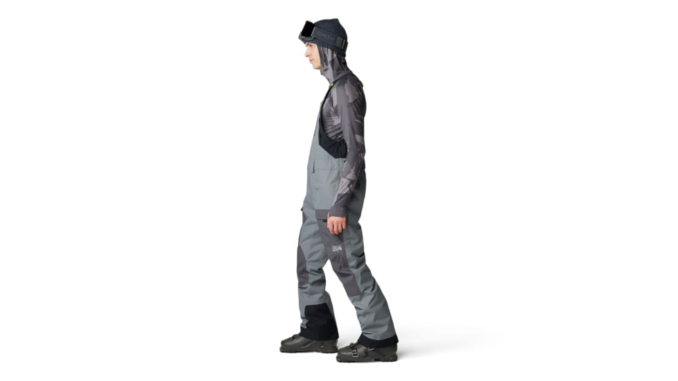 Mountain Hardwear FireFall Bib - Mens, Volcanic/Foil, Large/Long, 2077201007-L-L