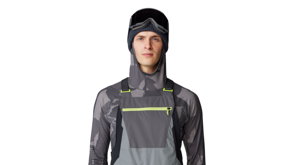 Mountain Hardwear FireFall Bib - Mens, Volcanic/Foil, Large/Long, 2077201007-L-L