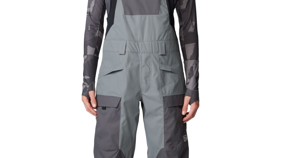 Mountain Hardwear FireFall Bib - Mens, Volcanic/Foil, Large/Long, 2077201007-L-L