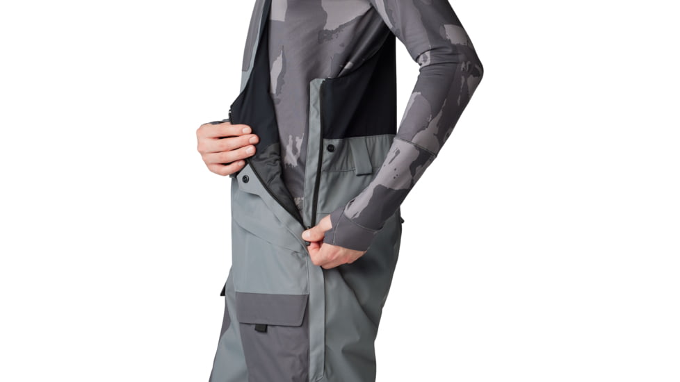 Mountain Hardwear FireFall Bib - Mens, Volcanic/Foil, Large/Long, 2077201007-L-L