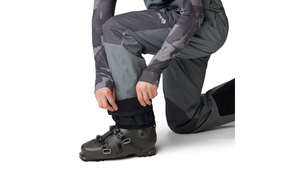Mountain Hardwear FireFall Bib - Mens, Volcanic/Foil, Large/Long, 2077201007-L-L
