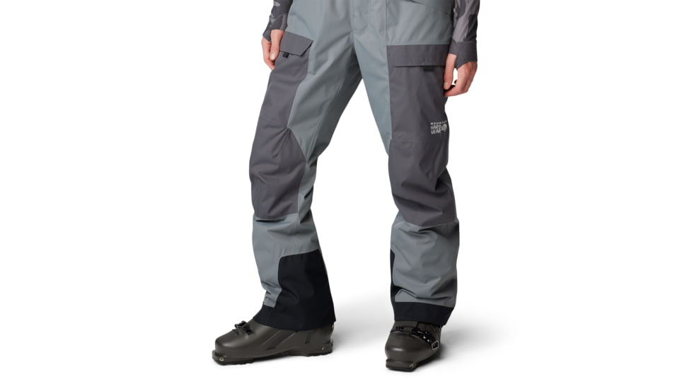 Mountain Hardwear FireFall Bib - Mens, Volcanic/Foil, Large/Long, 2077201007-L-L