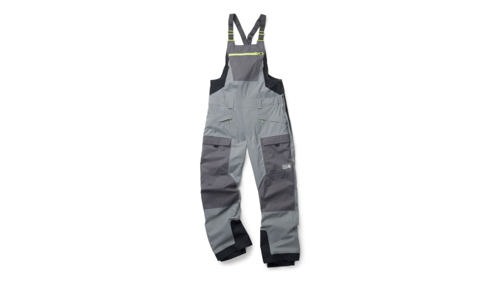 Mountain Hardwear FireFall Bib - Mens, Volcanic/Foil, Large/Long, 2077201007-L-L