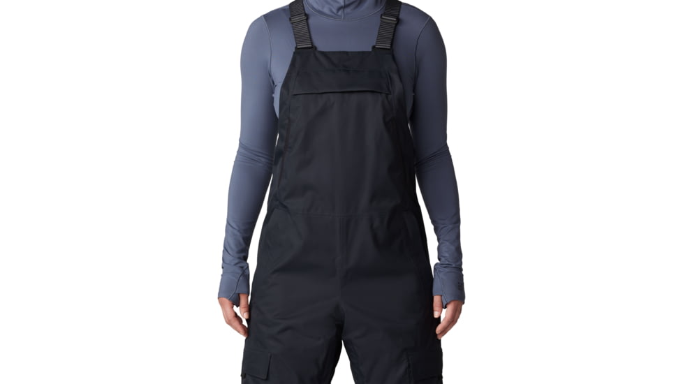 Mountain Hardwear FireFall Bib - Womens, Black, Regular Inseam, Large, 2077291-010-LxR