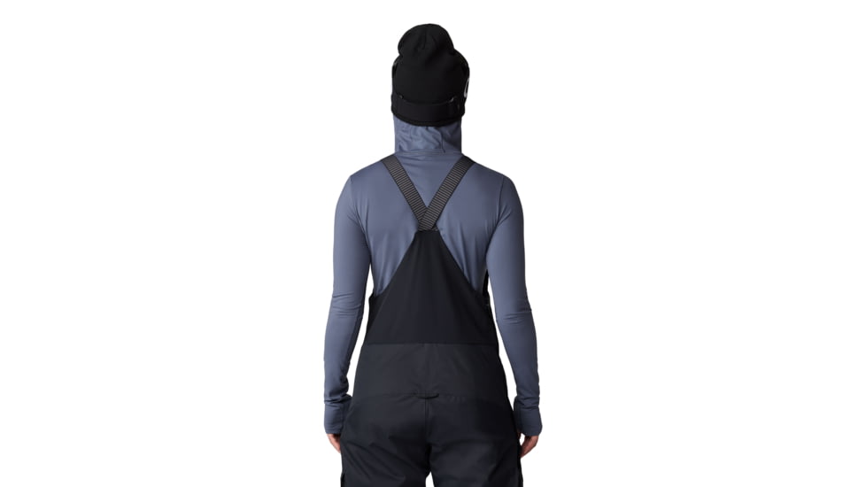 Mountain Hardwear FireFall Bib - Womens, Black, Regular Inseam, Large, 2077291-010-LxR