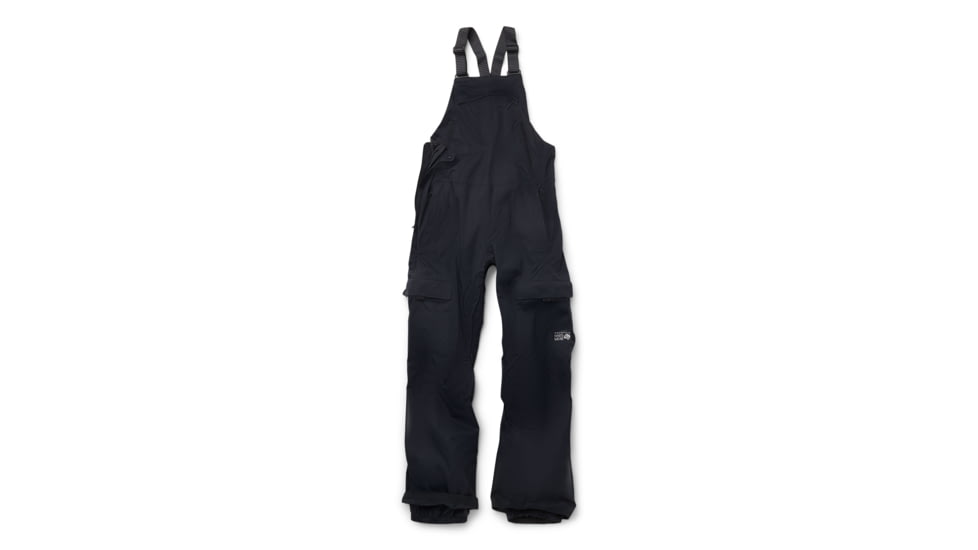 Mountain Hardwear FireFall Bib - Womens, Black, Regular Inseam, Large, 2077291-010-LxR