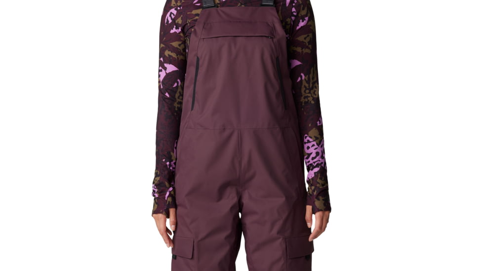 Mountain Hardwear FireFall Bib - Womens, Blackberry, Regular Inseam, Large, 2077291-513-LxR