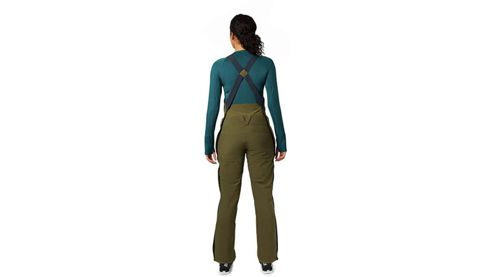 Mountain Hardwear FireFall Bib - Womens, Combat Green, 38/32, OL7825353-XS-R