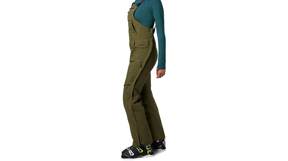 Mountain Hardwear FireFall Bib - Womens, Combat Green, 38/32, OL7825353-XS-R