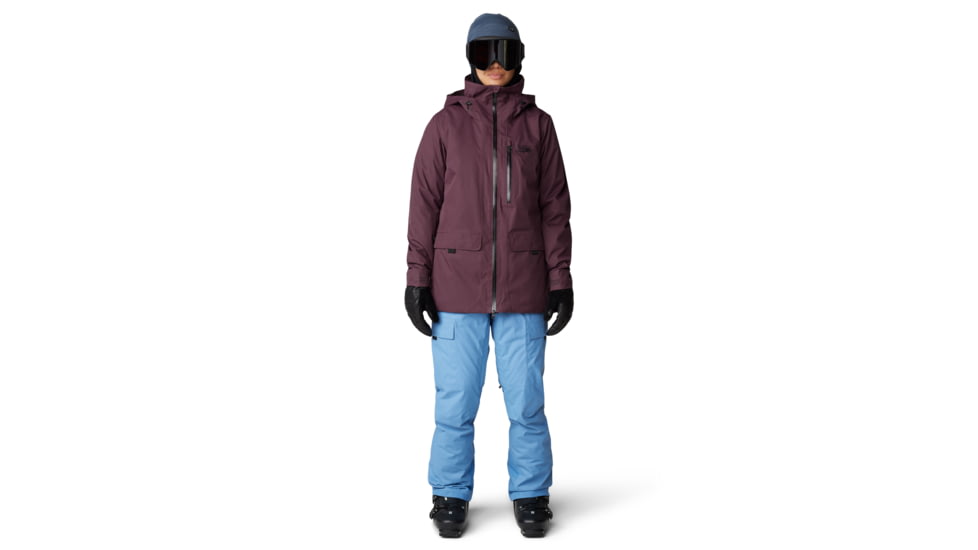 Mountain Hardwear FireFall Bib - Womens, Nitric Blue, Regular Inseam, Extra Large, 2077291450-XL-R