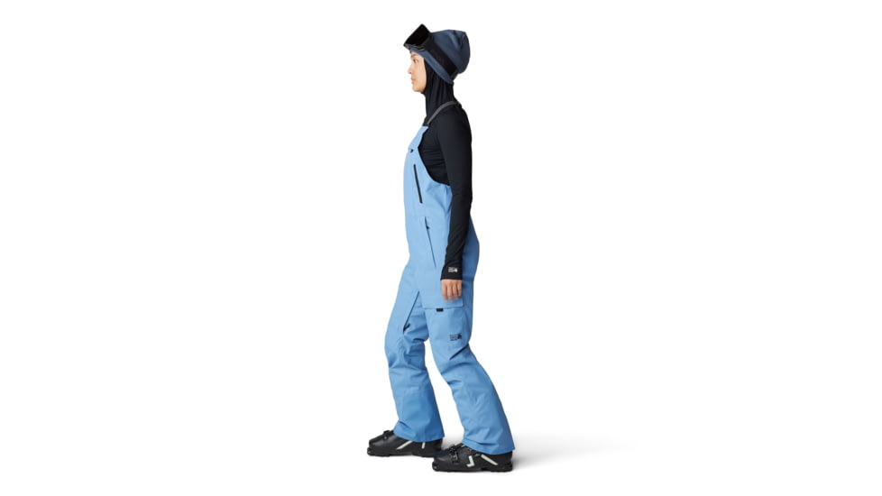 Mountain Hardwear FireFall Bib - Womens, Nitric Blue, Regular Inseam, Extra Large, 2077291450-XL-R