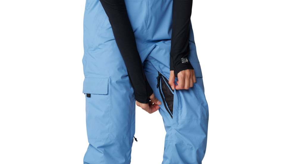 Mountain Hardwear FireFall Bib - Womens, Nitric Blue, Regular Inseam, Extra Large, 2077291450-XL-R