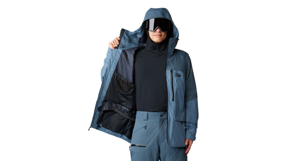 Mountain Hardwear Firefall Insulated Jacket - Mens, Asiatic Blue/Montauk Blue, Large, 2077191444-L