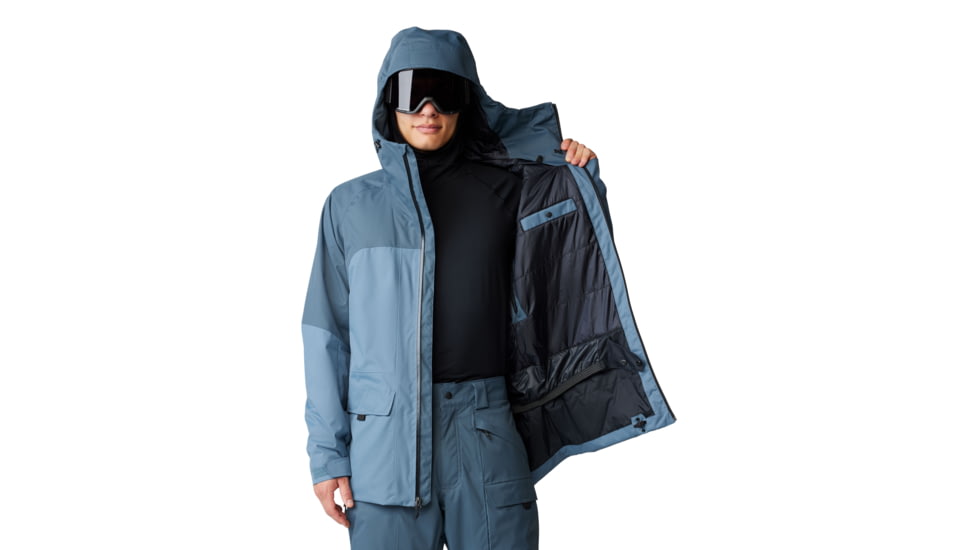 Mountain Hardwear Firefall Insulated Jacket - Mens, Asiatic Blue/Montauk Blue, Large, 2077191444-L