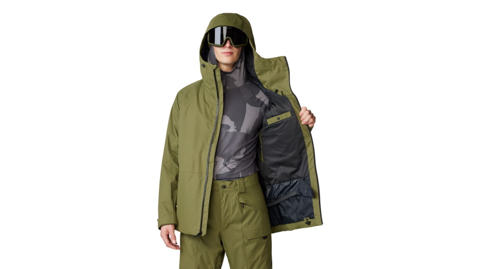 Mountain Hardwear FireFall Jacket - Mens, Combat Green, Large, 2077231353-L