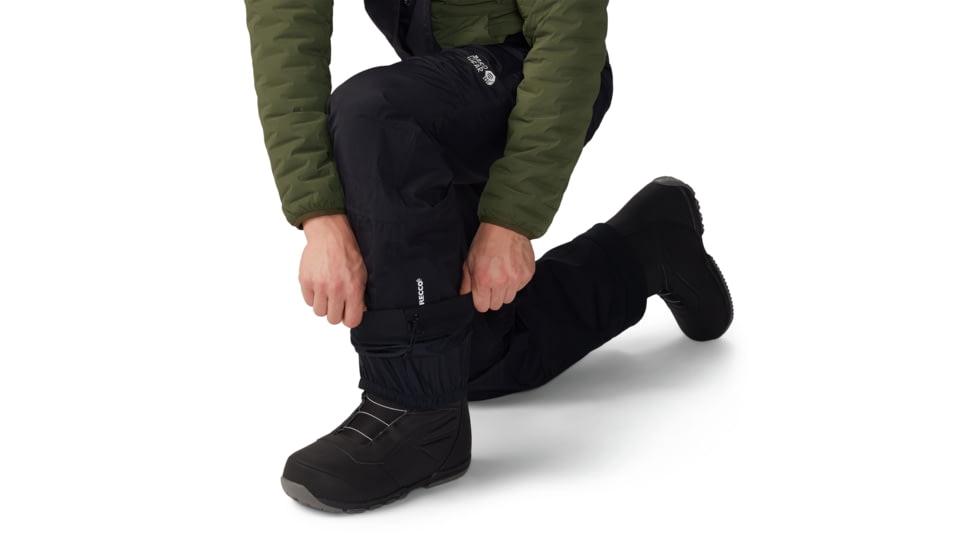 Mountain Hardwear First Tracks Bib - Mens, 010, XLxR, 2091991-010-XLxR