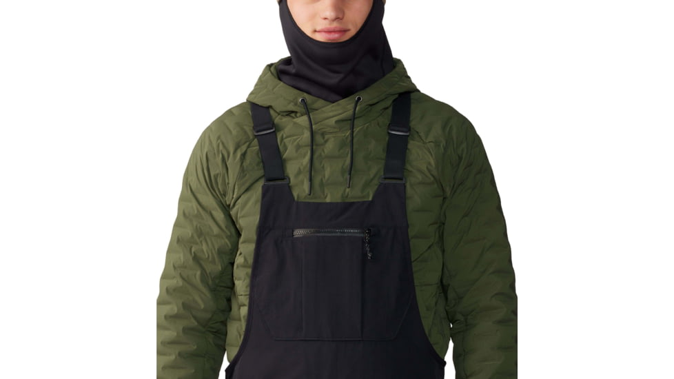 Mountain Hardwear First Tracks Bib - Mens, Black, XX-Large, 2043361010-BLACK-XXL-R