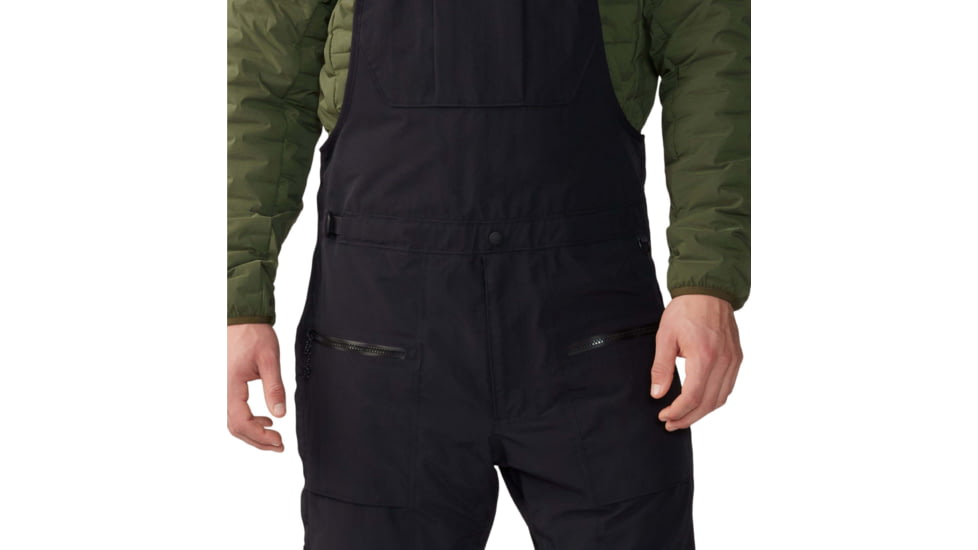 Mountain Hardwear First Tracks Bib - Mens, Black, XX-Large, 2043361010-BLACK-XXL-R