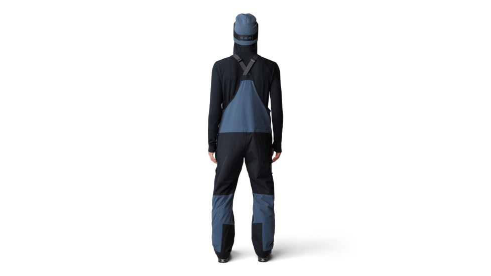 Mountain Hardwear First Tracks Bib - Mens, Montauk Blue/Black, Large/Long, 2091991430-L-L