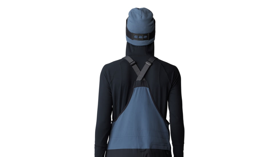 Mountain Hardwear First Tracks Bib - Mens, Montauk Blue/Black, Large/Long, 2091991430-L-L