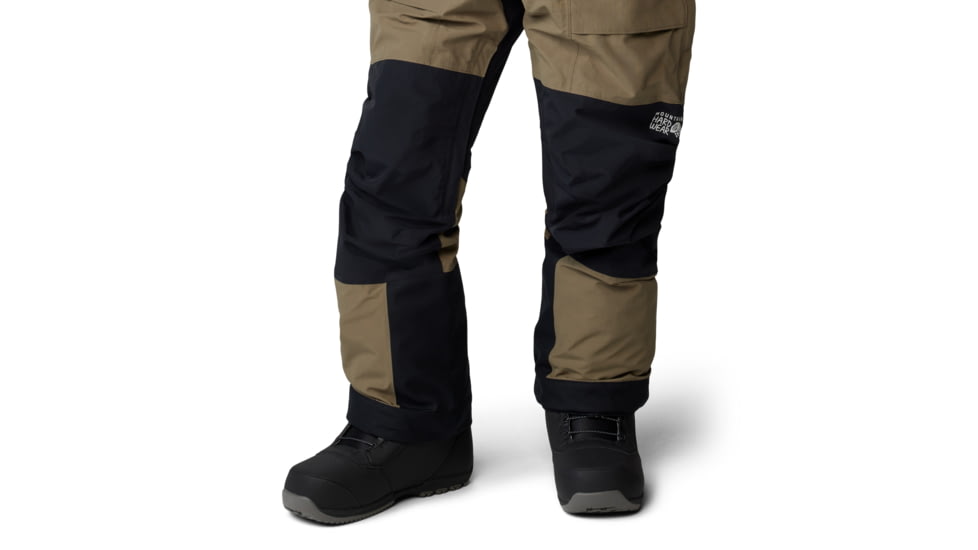 Mountain Hardwear First Tracks Bib - Mens, Stone Green, Large/Regular, 2091991397-L-R