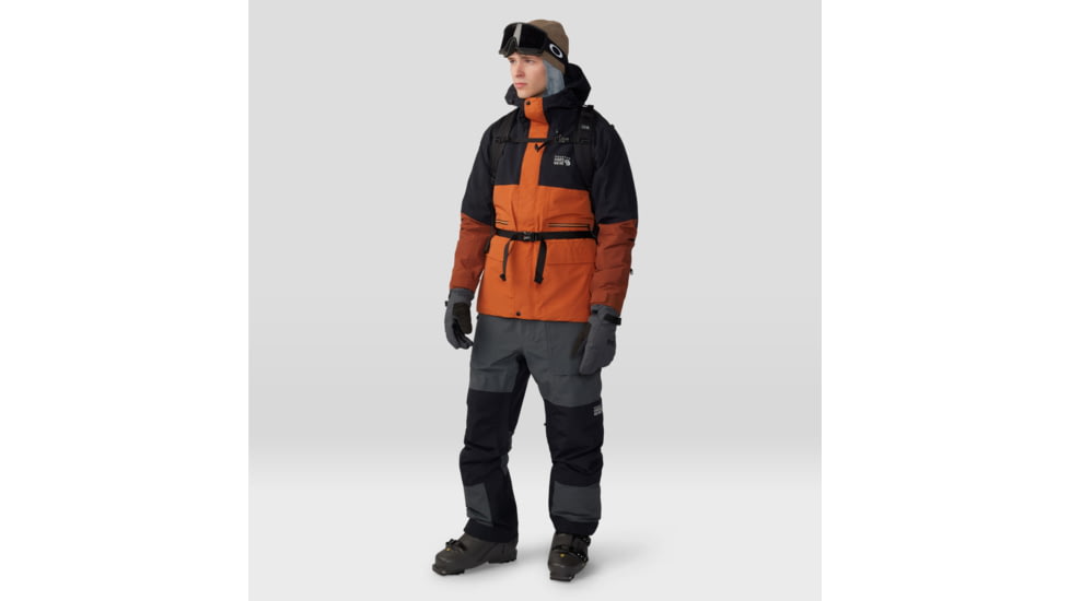 Mountain Hardwear First Tracks Bib - Mens, Volcanic, Large/Regular, 2043361007-VB-L-R