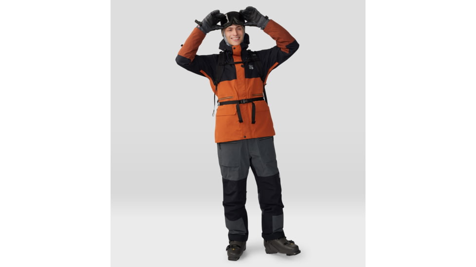 Mountain Hardwear First Tracks Bib - Mens, Volcanic, Large/Regular, 2043361007-VB-L-R
