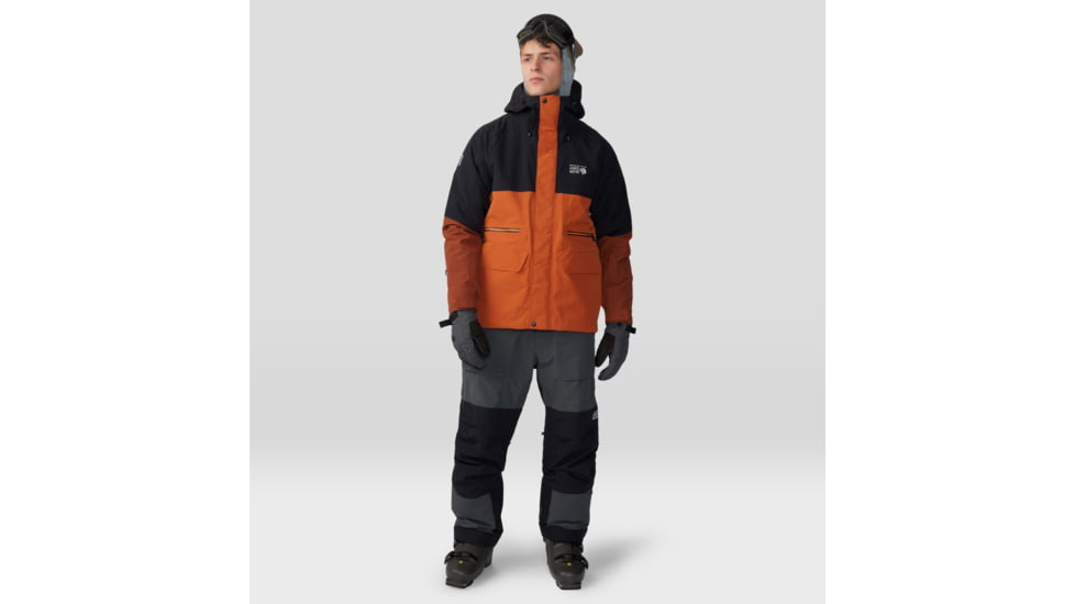 Mountain Hardwear First Tracks Bib - Mens, Volcanic, Large/Regular, 2043361007-VB-L-R